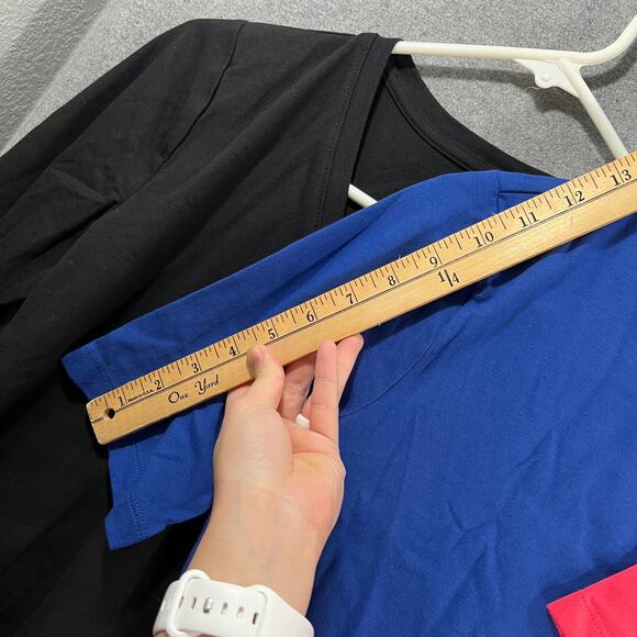 Denim & Co. Essentials Perfect Jersey Set of Three Knit Tops Size XXS - Picture 4 of 9